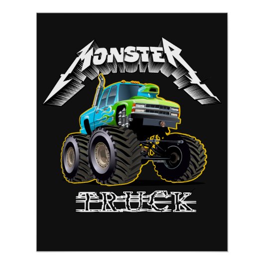 Cartoon auto perfect poster (Voorkant)