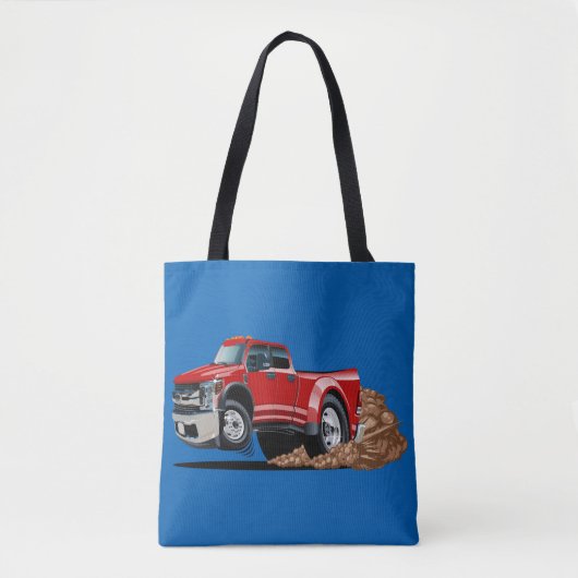 Cartoon auto tote bag (Voorkant)
