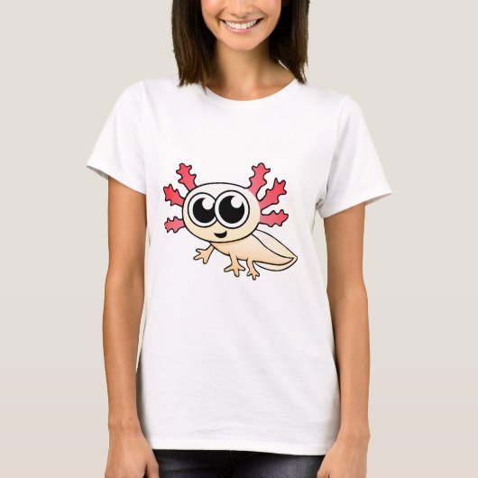 Cartoon Axolotl T-shirt (Voorkant)
