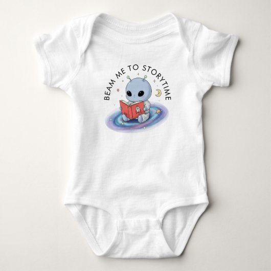 Cartoon Baby Alien Bodyoverall Romper (Voorkant)