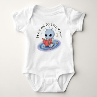 Cartoon Baby Alien Bodysuit