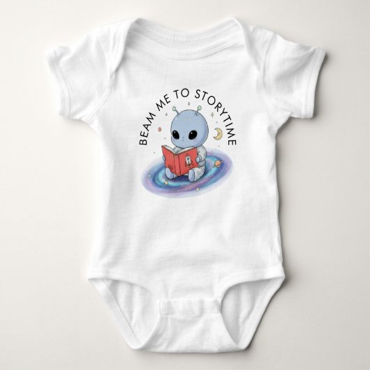 Cartoon Baby Alien Bodysuit (Voorkant)