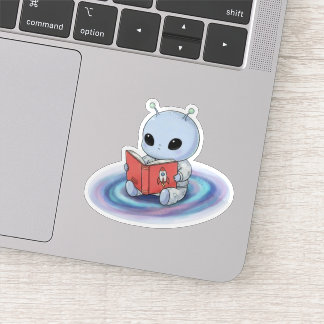 Cartoon Baby Alien Sticker