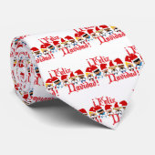 Cartoon Baby Carolers - Feliz Navidad Stropdas (Opgerold)