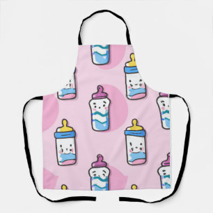 cartoon baby flesje leuk schort