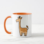 Cartoon Baby Giraffe Mok (Links)