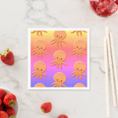 Cartoon Baby Octopus Napkins Servet (Insitu)