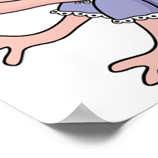 Cartoon Baby Poster (Hoek)