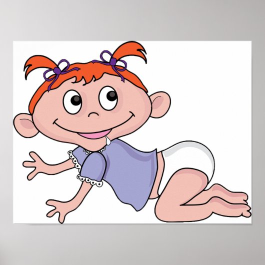 Cartoon Baby Poster (Voorkant)