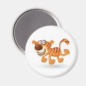 Cartoon baby tijger magneet (Voorkant / Achterkant)