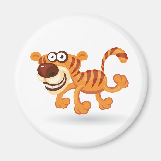 Cartoon baby tijger magneet (Voorkant)