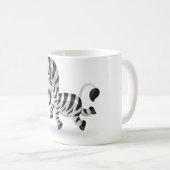 Cartoon baby Zebra Koffiemok (Voorkant rechts)