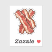 Cartoon bacon sticker (Vel)