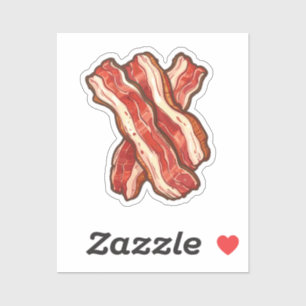 Cartoon bacon sticker