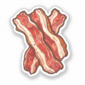 Cartoon bacon sticker (Voorkant)