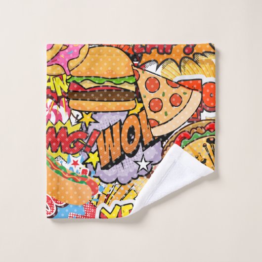 Cartoon Bad Handdoek (Wasdoekje)