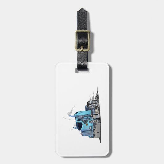 Cartoon Bagagelabel (Voorkant verticaal)