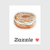 Cartoon bagel sticker (Vel)