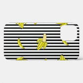 Cartoon banaan patches: retro stijl. Case-Mate iPhone case (Achterkant (horizontaal))