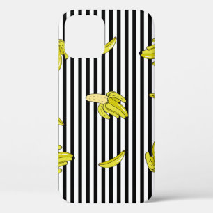Cartoon banaan patches: retro stijl. Case-Mate iPhone case