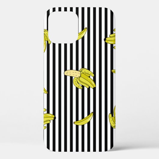 Cartoon banaan patches: retro stijl. Case-Mate iPhone case (Achterkant)