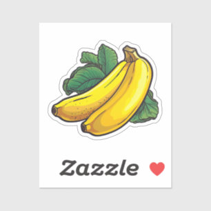 Cartoon banaan sticker