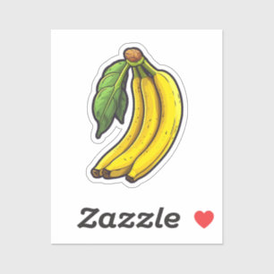 Cartoon banaan sticker