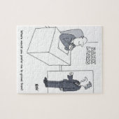 Cartoon bankleningen legpuzzel (Horizontaal)