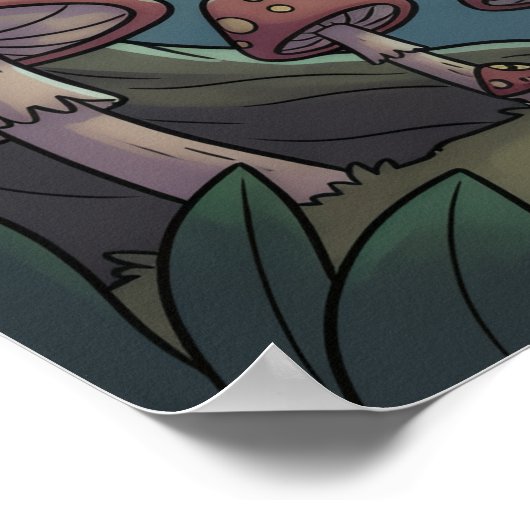 Cartoon Baphomet Poster (Hoek)