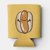 cartoon barbecue hotdog worst blikjeskoeler (Achterkant)