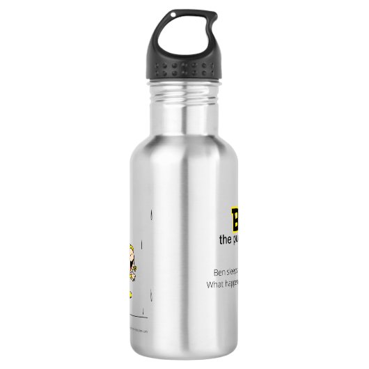 Cartoon Barrel studios' Ben waterfles. Waterfles (Voorkant)