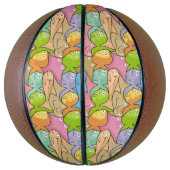 Cartoon Basketbal (Verticaal)