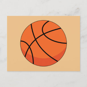 Cartoon Basketbal Briefkaart