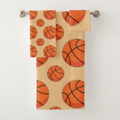 Cartoon Basketball Ball Bad Handdoek (Insitu)