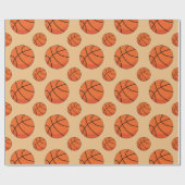 Cartoon Basketball Ball Cadeaupapier (Vlak)