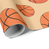 Cartoon Basketball Ball Cadeaupapier (Rol Hoek)