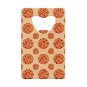 Cartoon Basketball Ball Creditkaart Flessenopener