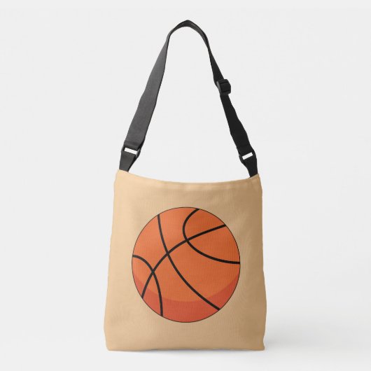 Cartoon Basketball Ball Crossbody Tas (Voorkant)