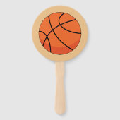 Cartoon Basketball Ball Handwaaier (Achterkant)