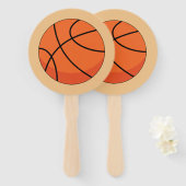 Cartoon Basketball Ball Handwaaier (Voorkant en achterkant)