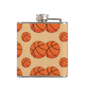 Cartoon Basketball Ball Heupfles (Achterkant)