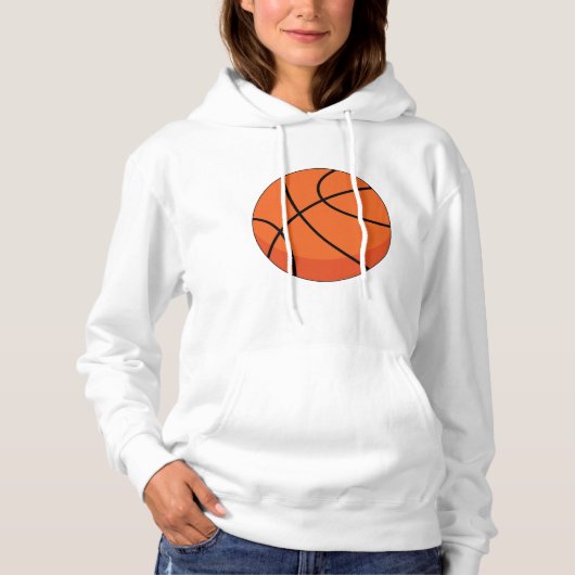 Cartoon Basketball Ball Hoodie (Voorkant)