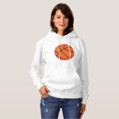 Cartoon Basketball Ball Hoodie (Voorkant volledig)