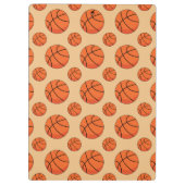 Cartoon Basketball Ball Klembord (Achterkant)