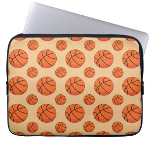 Cartoon Basketball Ball Laptop Sleeve