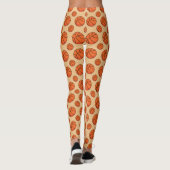 Cartoon Basketball Ball Leggings (Achterkant)