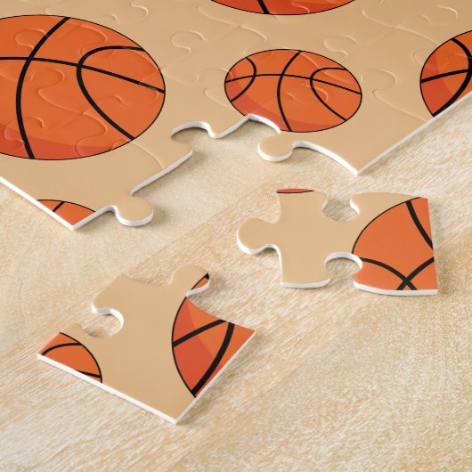 Cartoon Basketball Ball Legpuzzel (Zijkant)