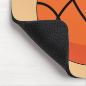 Cartoon Basketball Ball Muismat (Hoek)