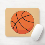 Cartoon Basketball Ball Muismat (Met muis)
