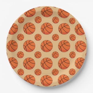 Cartoon Basketball Ball Papieren Bordje